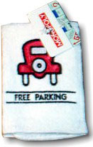 Free Parking Washcloth