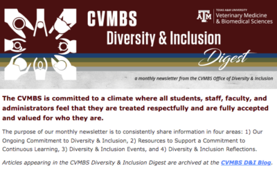 Newsletter Template for CVMBS Diversity & Inclusion Digest